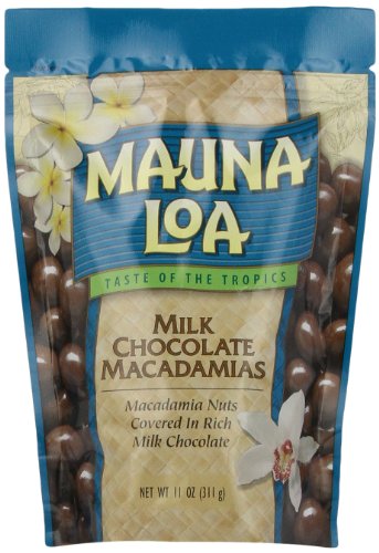MAUNA LOA Macadamia Nuts, Milk Chocolate Covered, 11-Ounce