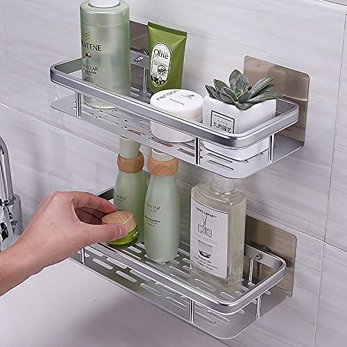 Panier de douche sans perçage étanche à fixation adhésive ultra résistante - 3