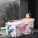 nnnkin - Bañera portátil plegable para adultos y niños, de plástico extraíble...