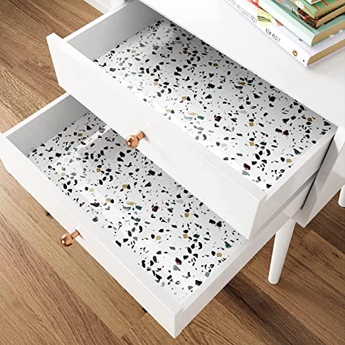 Image of VKR 3D PVC Self-Adhesive Kitchen Wall Sticker | Waterproof & Oil-Proof Peel and Stick Wallpaper | Modern Backsplash Decor for Home, Cafe, Hotel & Living Room Walls (White Dot - Pack of 1)