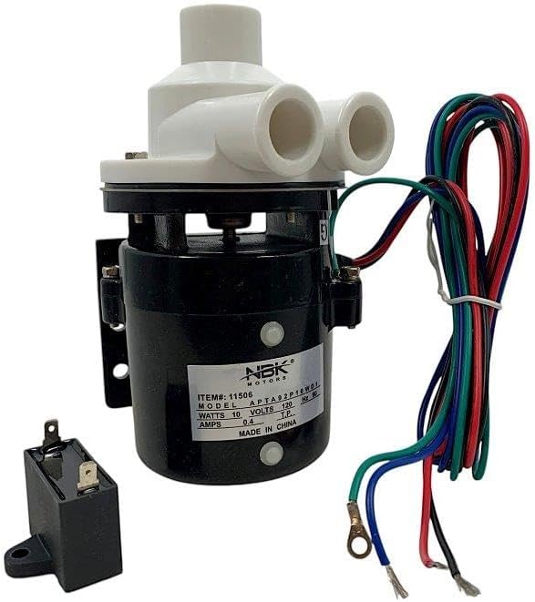 HOSHIZAKI OEM Quality PA0613 Water Pump Motor Assembly for KM Models, Part 321444A01, 321444A02, 3A2638A03, HS-0176, PTA92P10WD1-2 Year Warranty