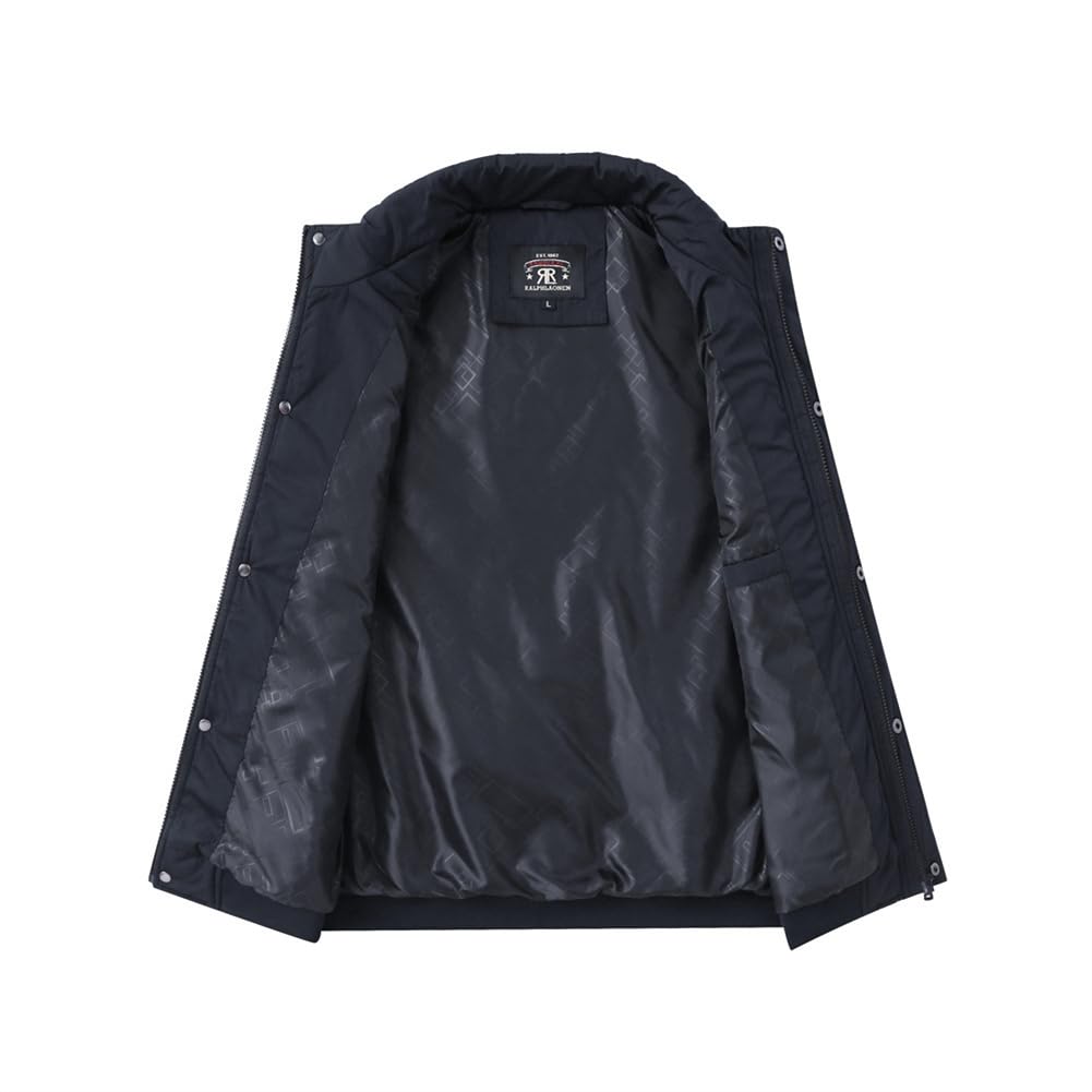 Chaleco Acolchado Caliente para Hombre Chaqueta Abrigo sin Mangas Grueso para Otoño Invierno Chaqueta sin Mangas Bodywarmer Gilet de Invierno