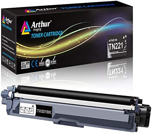 Arthur Imaging Compatible Toner Cartridge Replacement for Brother TN221 (Black, 1-Pack)