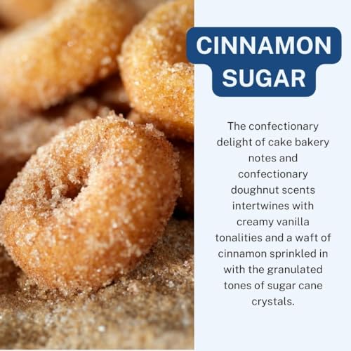 Image of C&E Craft Co Hanging Car Air Freshener Diffuser 2 Pack, Long Lasting Fragrance Oil Car Freshener, Glass Bottle Auto Air Freshener, Made in USA (Cinnamon Sugar + Sugar Cookie)