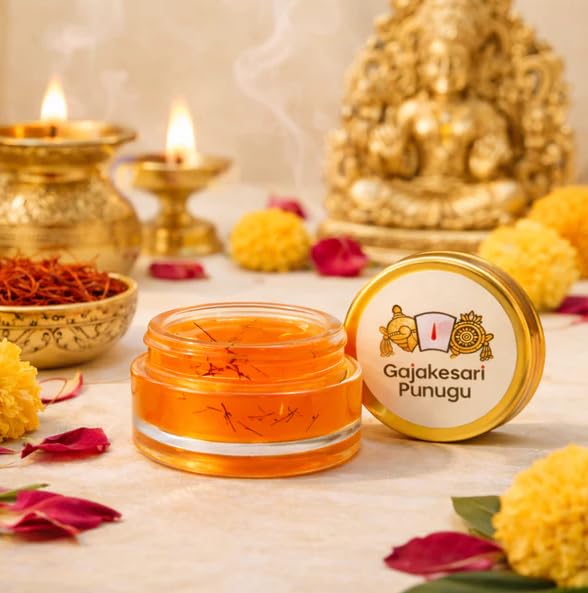 Pmw GAJAKESARI PUNUGU for Pooja, Sacred Fragrance for Rituals,Enh...