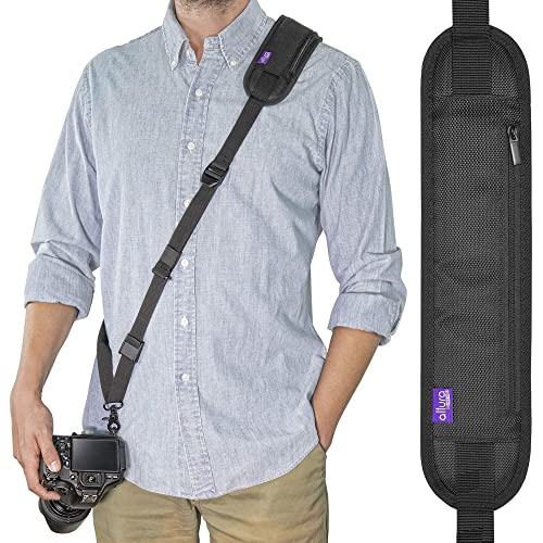 Altura Photo Camera Strap Quick Release & Safety Tether, Adjustable Camera Neck Strap, Comfortable Camera Sling Strap for Canon, Nikon & Sony, Secure & Safe Quick Release Camera Strap