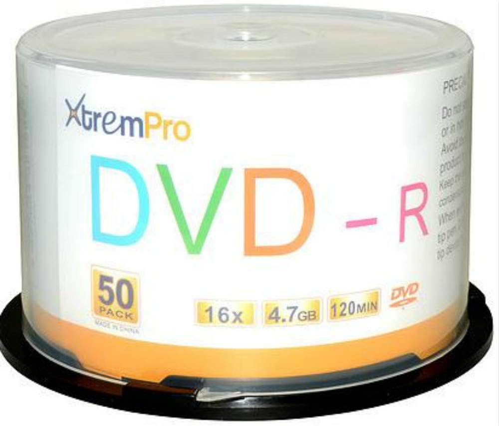 Amazon.com: XtremPro DVD-R 16X 4.7GB 120Min DVD Blank Discs