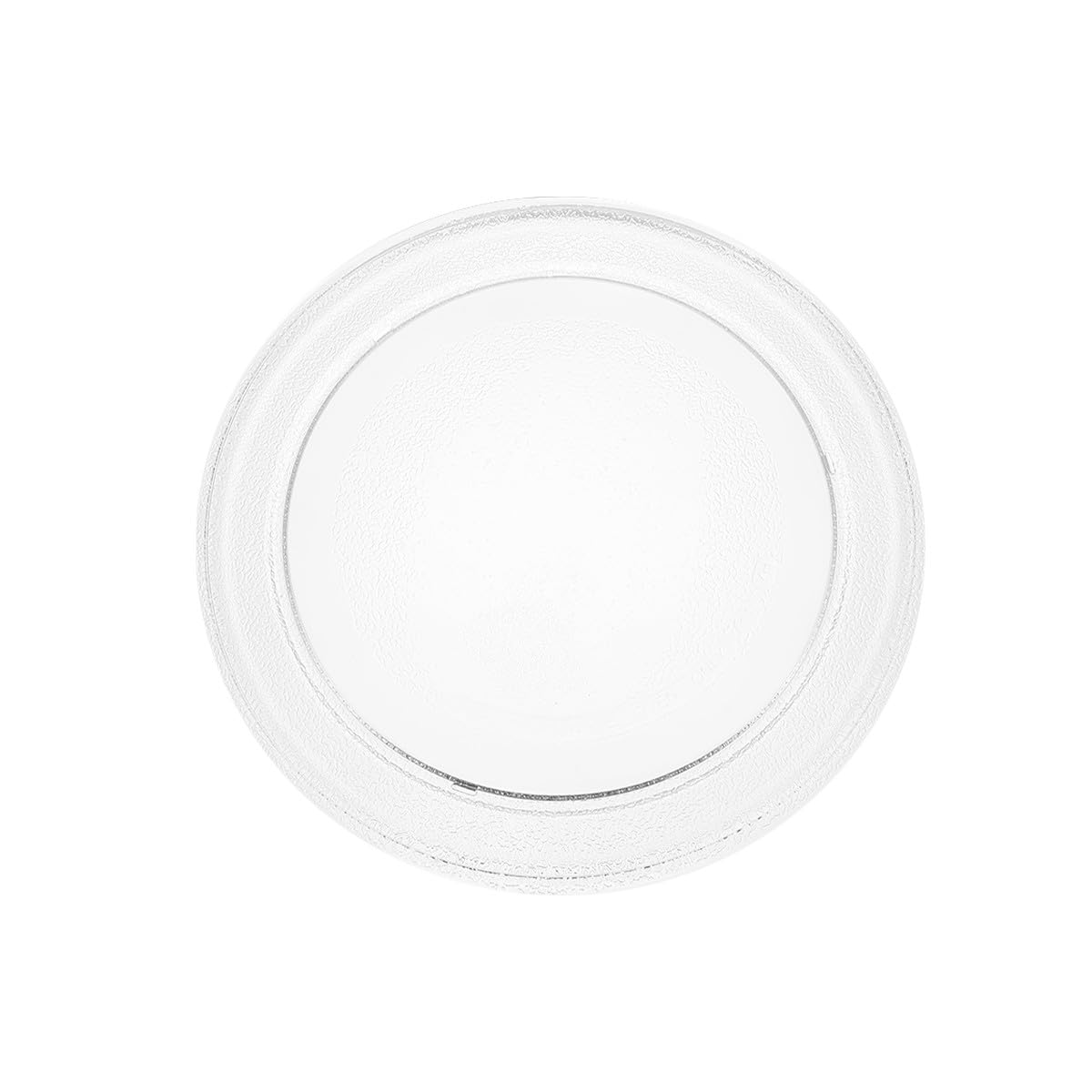 Angoily Plato de Vidrio para Microondas Resistente al Calor y Seguro Bandeja Redonda Práctica Repuesto para Horno Microondas