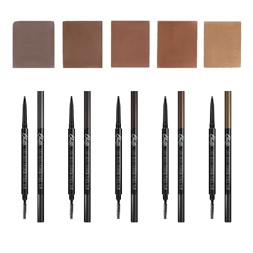 Miniatura 9 de BBIA Last Auto Lápiz de cejas SLIM  Lápiz definidor de cejas sin sebo, punta fina, impermeable y a prueba de sudor, cepillo de cejas de doble cara,
