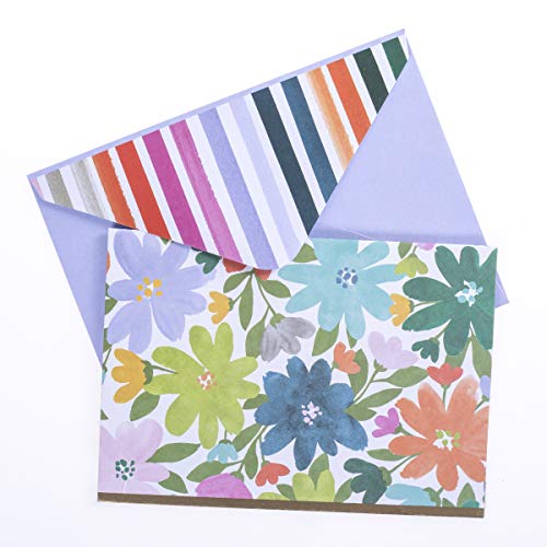 Graphique Vibrant Floral Everyday Boxed Cards, multicolored" or "floral print, 4" x 5.625" - Image 3