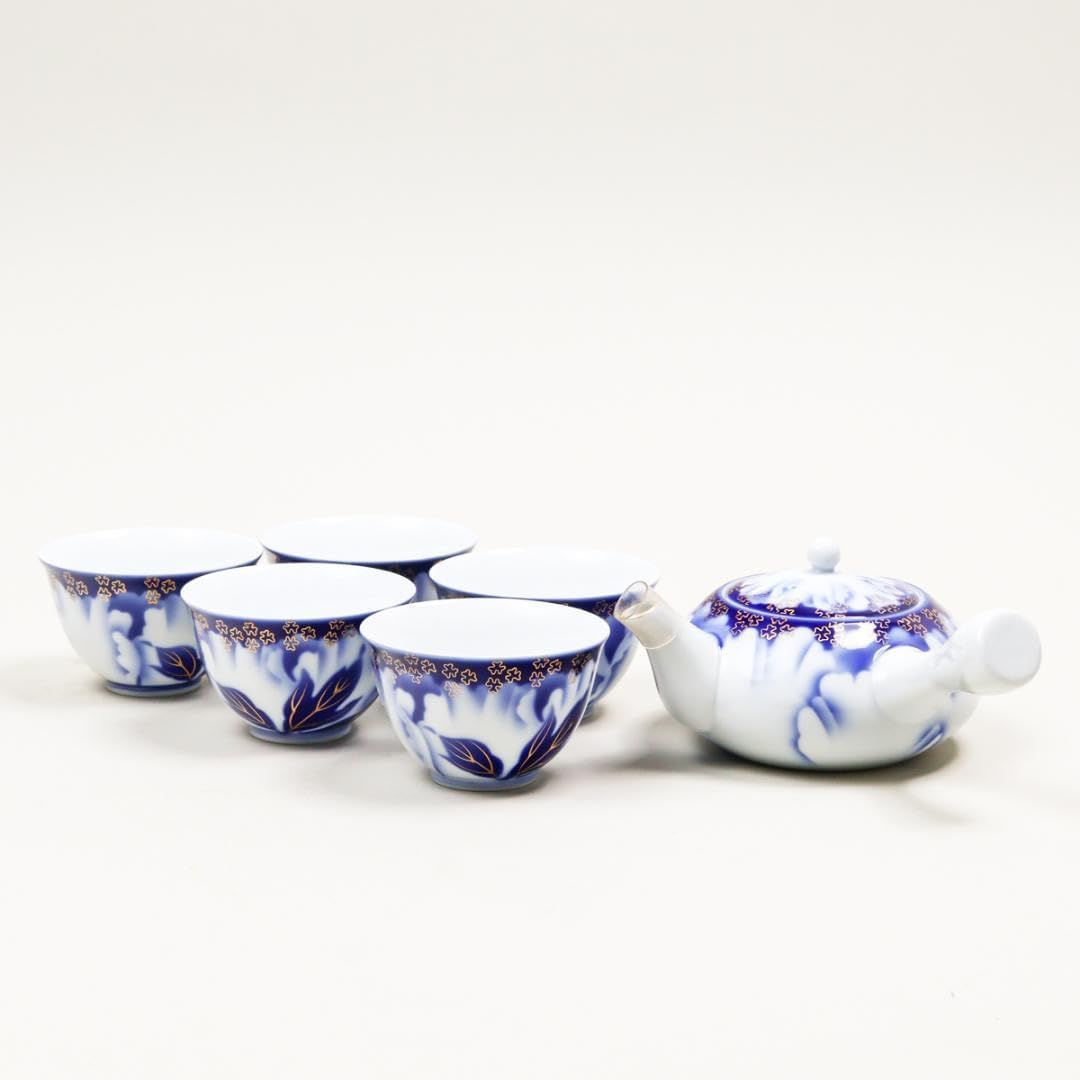 ロイヤルコペンハーゲンブルーフルーテッド 急須湯呑みセット ロイヤル