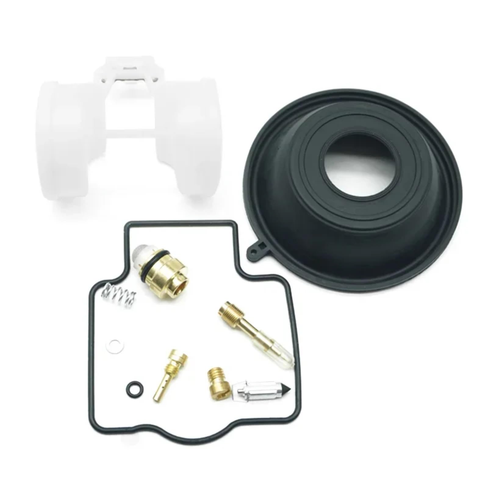 Kit Carburador Repuesto Kit Reparación Carburador Motocicleta Para Para ZX250C ZXR250 1991-1995 Conjunto Reconstrucción Carburador Válvula Flotador Membrana Diafragma Vacío(4 Set B)
