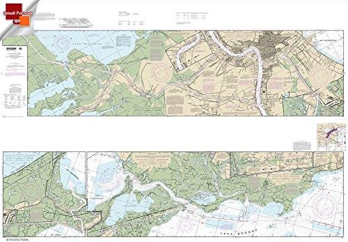 Paradise Cay Publications, Inc. NOAA Chart 11367: Intracoastal Waterway Waveland to Catahoula Bay 25.5 X 36 (Small Format Waterproof)