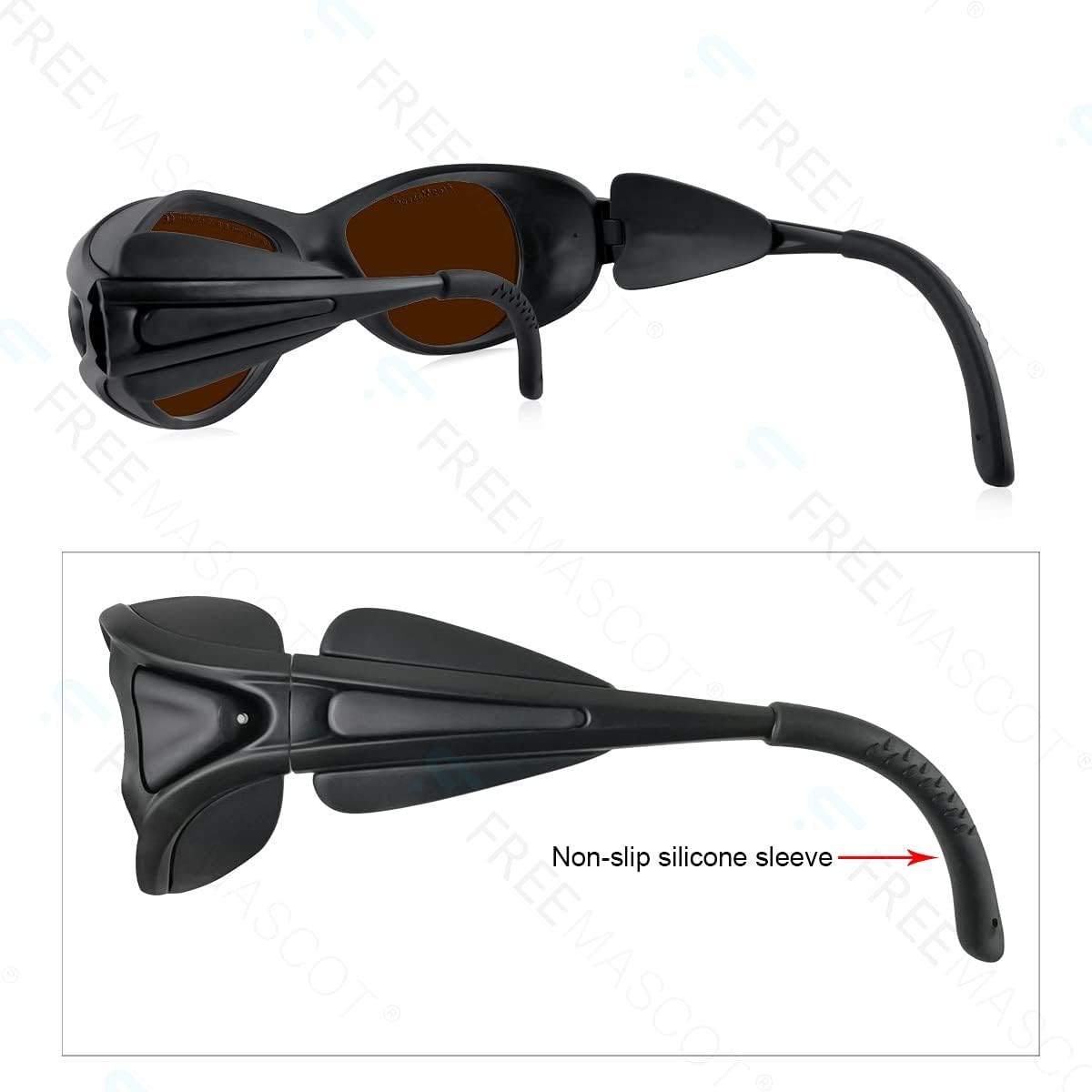 FreeMascot OD 6+ 190nm-550nm / 800nm-1700nm Wavelength Professional Laser Safety Glasses Eye Protective Glasses