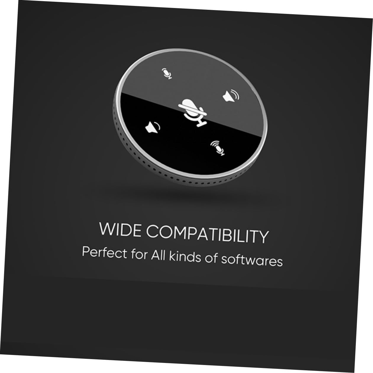 Micrófono Omnidireccional para Videoconferencia Micrófono USB De Escritorio para Reuniones y Transmisión para Chat