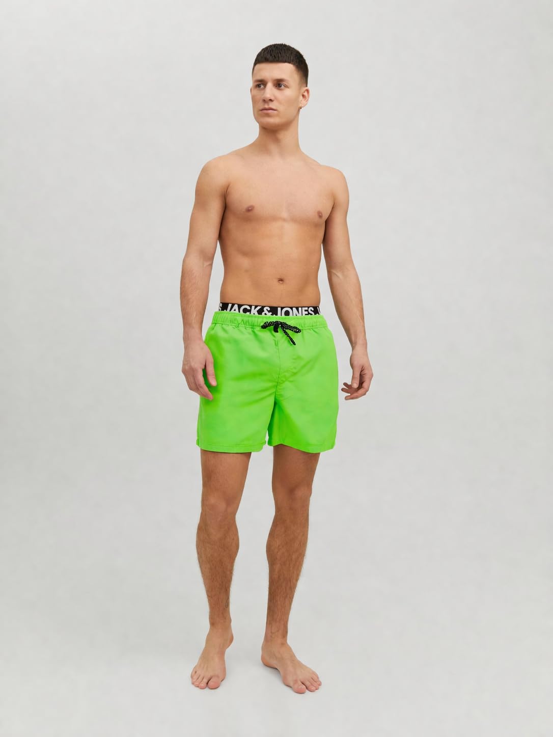Jack & Jones Jjiaruba AKM Db WB Solid Jjswimshorts Bañadores Ajustados para Hombre Hombre