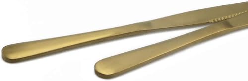 Miniatura 6 de Gugrida Juego de cubiertos de acero inoxidable 1810 de lujo negro mate