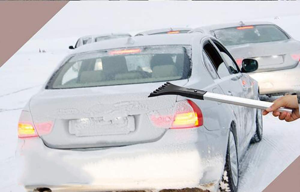 XMING Cepillo de Nieve automático Multifuncional Limpiado Snow Hielo Coche Automóvil Snow Pala Tres en una combinación de desmontaje