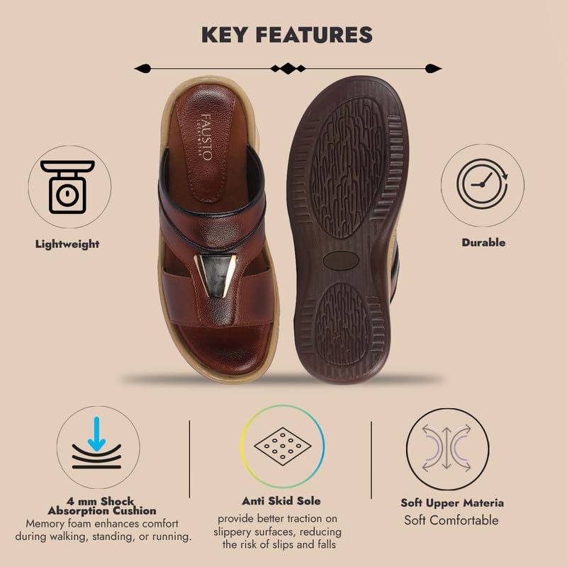 Image of FAUSTO Men Slip On Sandal