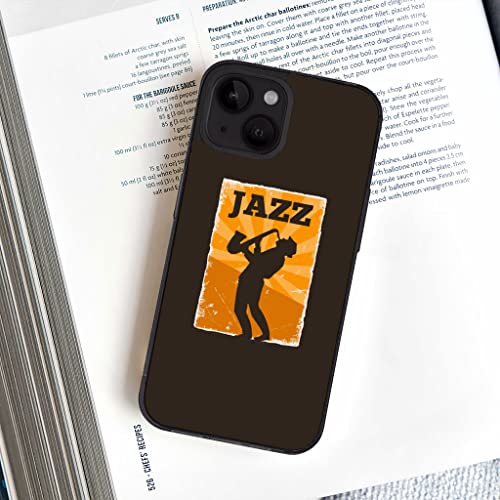 Jazz Iphone 14 Case - Saxophone Phone Case For Iphone 14 - Silhouette Iphone 14 Case Multicolor #TOP2