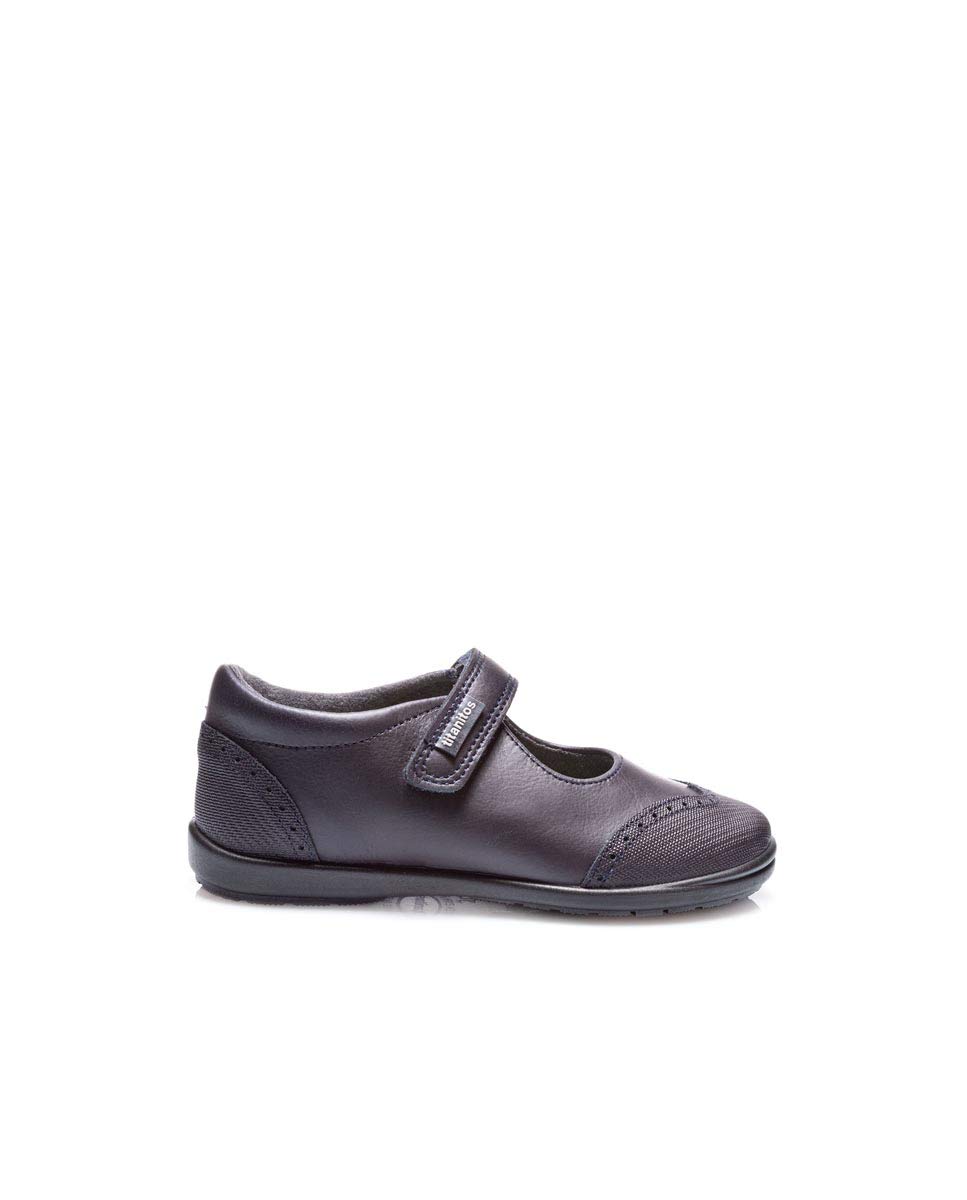 TITANITOS KIDS FOOTWEAR Titanitos Zapatos Colegiales Lavables niña Azul Marino Febe (Talla 29)