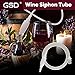 GSD Wine Siphon Tube Hose Beer Siphon Pump for Wine Making Brewing, 2M/6.6FT