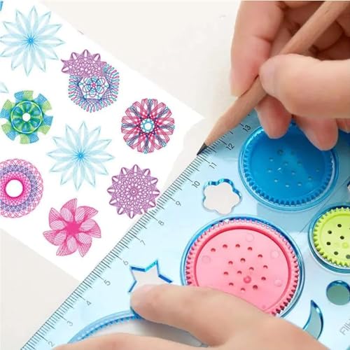 Image of Asera Birthday Return Gifts for Kids Designer Ruler Scale Kids Gift Items Birthday Stationery School Supplies, (Set of 12), Multi Color