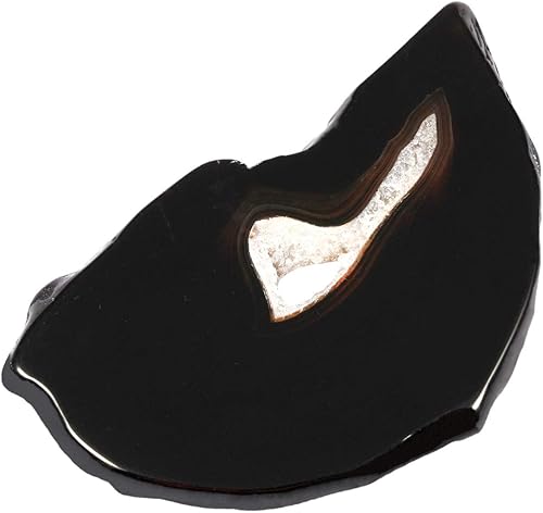 Miniatura 3 de mookaitedecor - Piezas de mesa ligeras de ágata pulida, lozas de ágata geodésica, paquete de 12