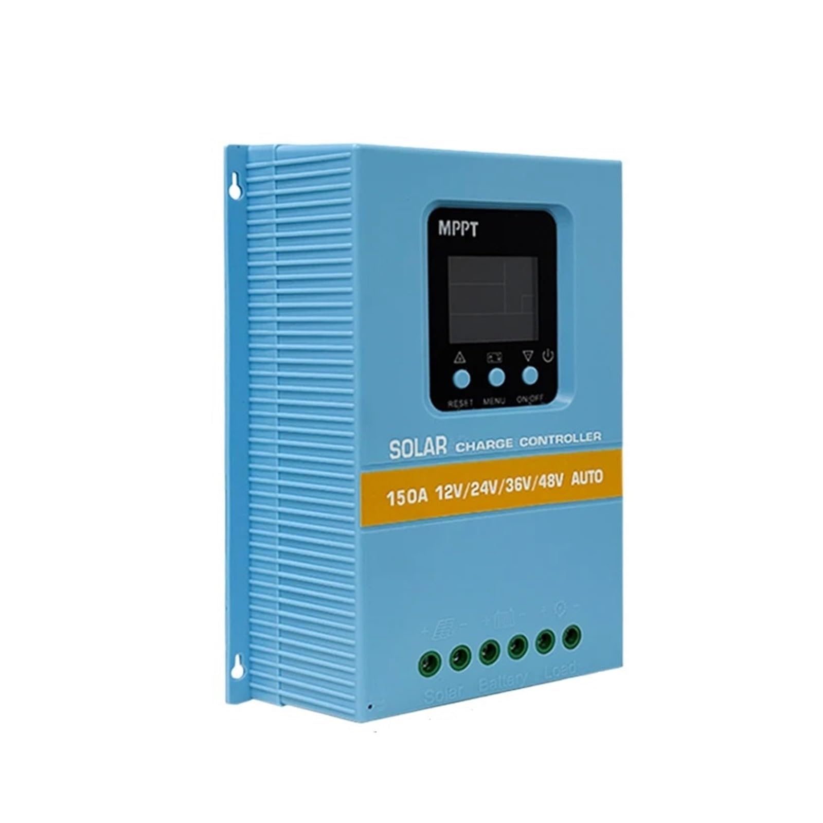 Kontroler ładowania słonecznego, Ulepszony, Wysokowydajny Regulator Ładowania Słonecznego MPPT O Mocy 150 A, Dwa Porty USB, Zabezpieczenie Przed Przeładowaniem I Kontrola Temperatury