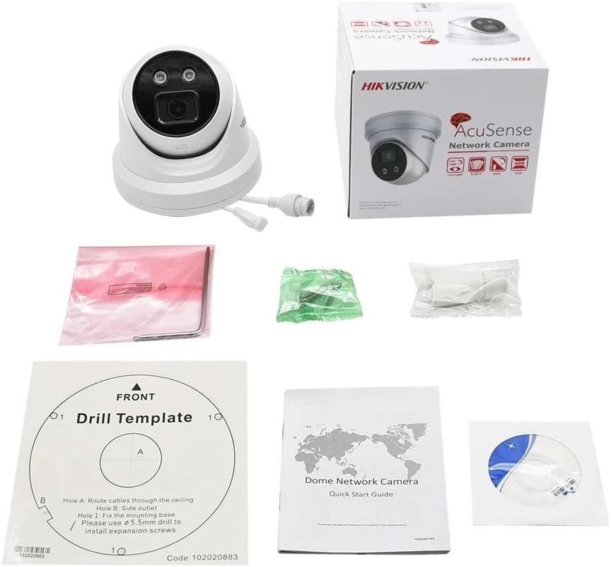 ★美品★HIKVISION 超高画質WEBカメラ 照明カメラ　撮影カメラ Amazon.co.jp: Hikvision DS-2CD2385G1-I 2.8mm 8MP 4K Powered-by