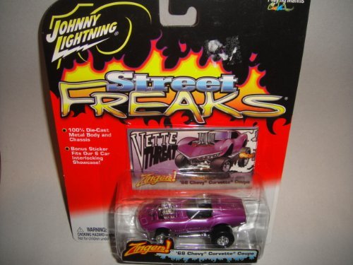 Playing MantisJohnny Lightning Street Freaks Zingers! '68 Chevy Corvette Coupe Purple