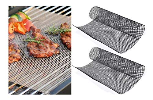 Kit com 2 Tela Grill Tapete Manta Teflon Churrasco Chapa Grelha 40x30