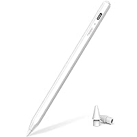 Metapen Penna Air8 per Apple iPad 2018-2026,Pencil per ipad con 2X Ricarica Rapida,Rifiuto del Palmo,Compatibile