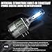 TXVSO8 H15 (A Pair) 6000K ED Replacement Bulb Diamond Cool White 12V 55W Car Headlight Lamps Head Lights