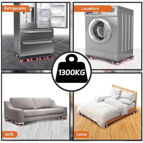 Accesorios De Cocina, Home Improvement ruedas refrigerador Marca LIHSIEN (2)