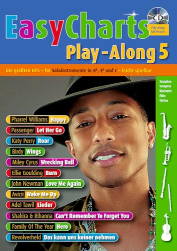 Preisvergleich Produktbild Easy Charts Play-Along: Die größten Hits spielerisch leicht gesetzt. Band 5. C / Eb / Bb-Instrument. Spielbuch.