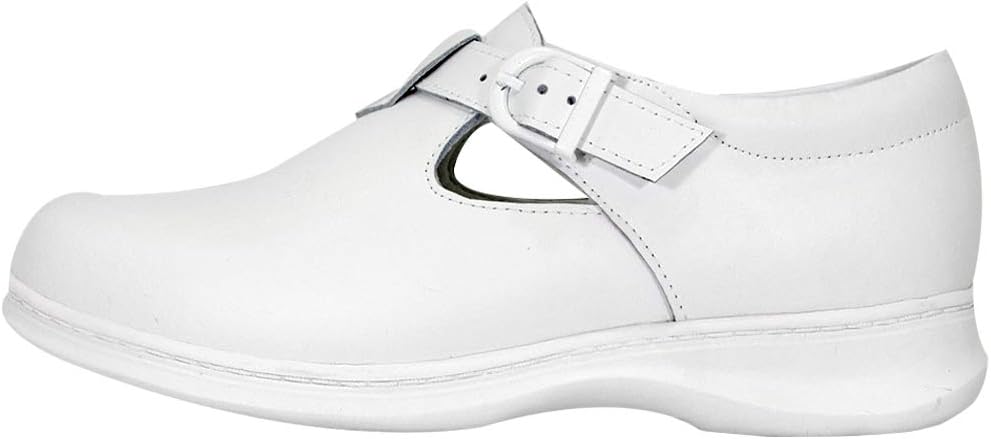 24 Hour Comfort Willa Women's Wide Width T-Strap Leather Shoes