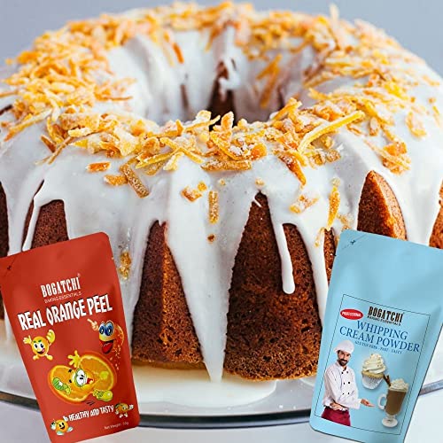 Image of BOGATCHI Whipping Cream Powder, Whipping cream for cake, Whipped Cream, Premium Whipping cream Powder,Rich Whipping cream|FREE One Extra Whipping Cream Powder(50g)+ Orange Peel (25g)