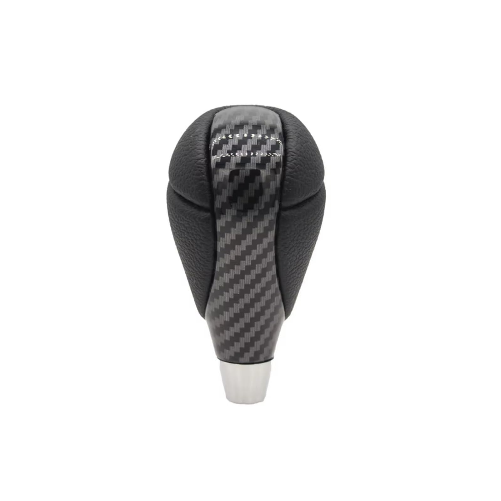 WYLWSHA Shift Gear Knob Cover ABS Carbon Fiber Gear Shift Knob for Toyota for Lexus for Crown for Camry for Hiace 2004-2012(Carbon)