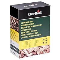 Char-Broil 140 553 - Wood chips, Flavour - Hickory., Natural, 9.65x23.4x30.48 cm