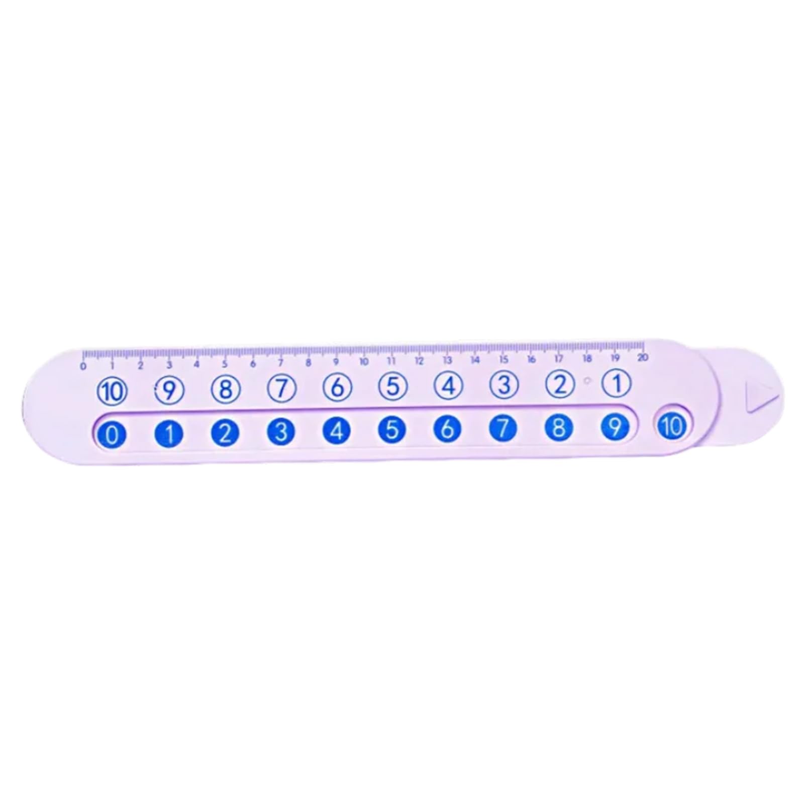 20cm Math Ruler with Addition Subtraction Scale for Technical Drafting, Engineering, Architectural Sketching Measuring Ruler