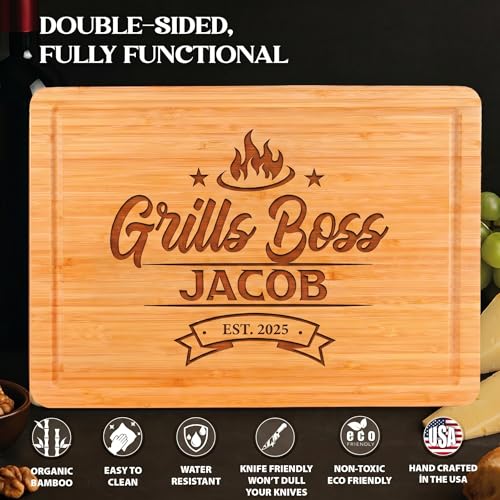 Tabla de cortar personalizada de madera rectangular miniatura 3