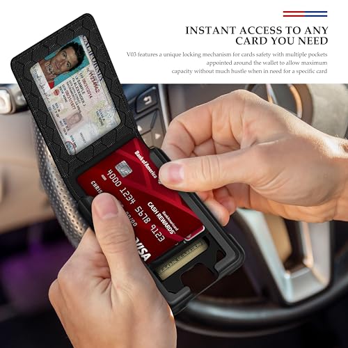 Mens Wallet Tactical Bifold Wallets for Men Metal RFID Blocking Aluminum Money Cards Holder Gifts for Men4