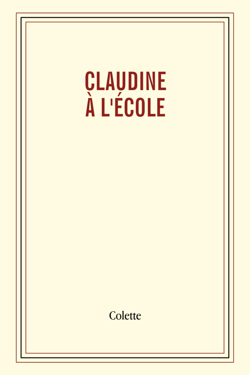 Claudine à l'école