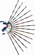 Garba Aluminium Dandiya Sticks | Multicolor Pairs Dance Dandiya Stick for Navratri Festival Celebration - Set of 2, 4 Dandia Sticks Assorted Color | Premium Quality