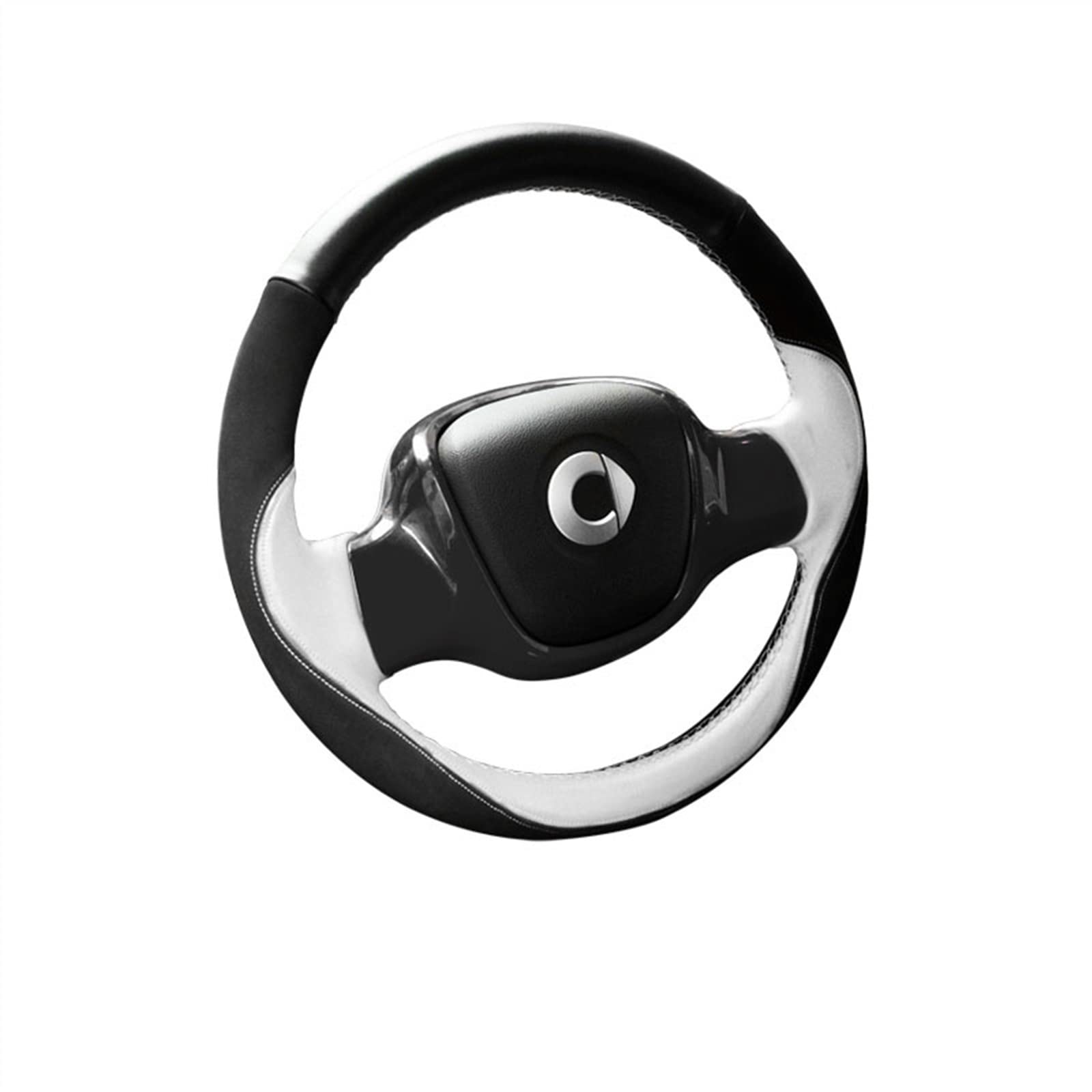 Funda para Volante De Cuero Cosida A Mano para Benz para Smart 451 Fortwo 2009-2012 2013 2014 Modificación Interior Elfo