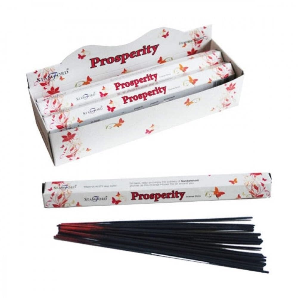 Stamford Inc. Black Stamford Prosperity Incense Sticks, Pack Of 20,