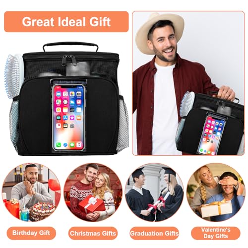 Dorm Room Essentials for Guys, Quick Dry Mesh Shower Caddy, Travel Toiletry Bag for Men and Women, Travel Cruise Ship Camping Essentials, Large Makeup Organizer for Full-Sized Toiletries Gifts for Men — view 6