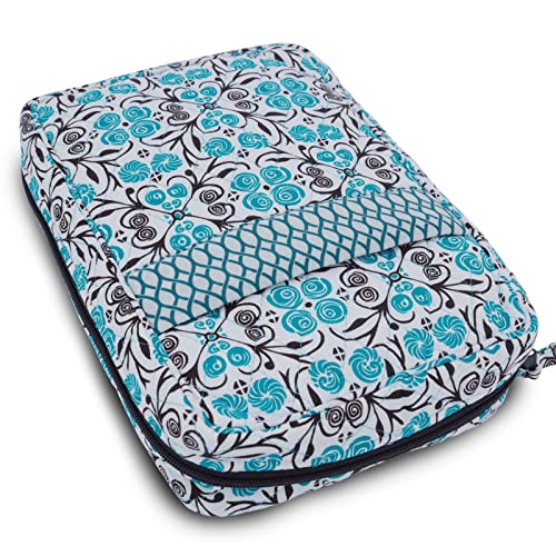 Image of DIWI Quilted Cotton Bible Cover Bible Case Book Bag Large Sizes 10 X 7 X 2.75 Inches (C1 Green Lollipops, Large)