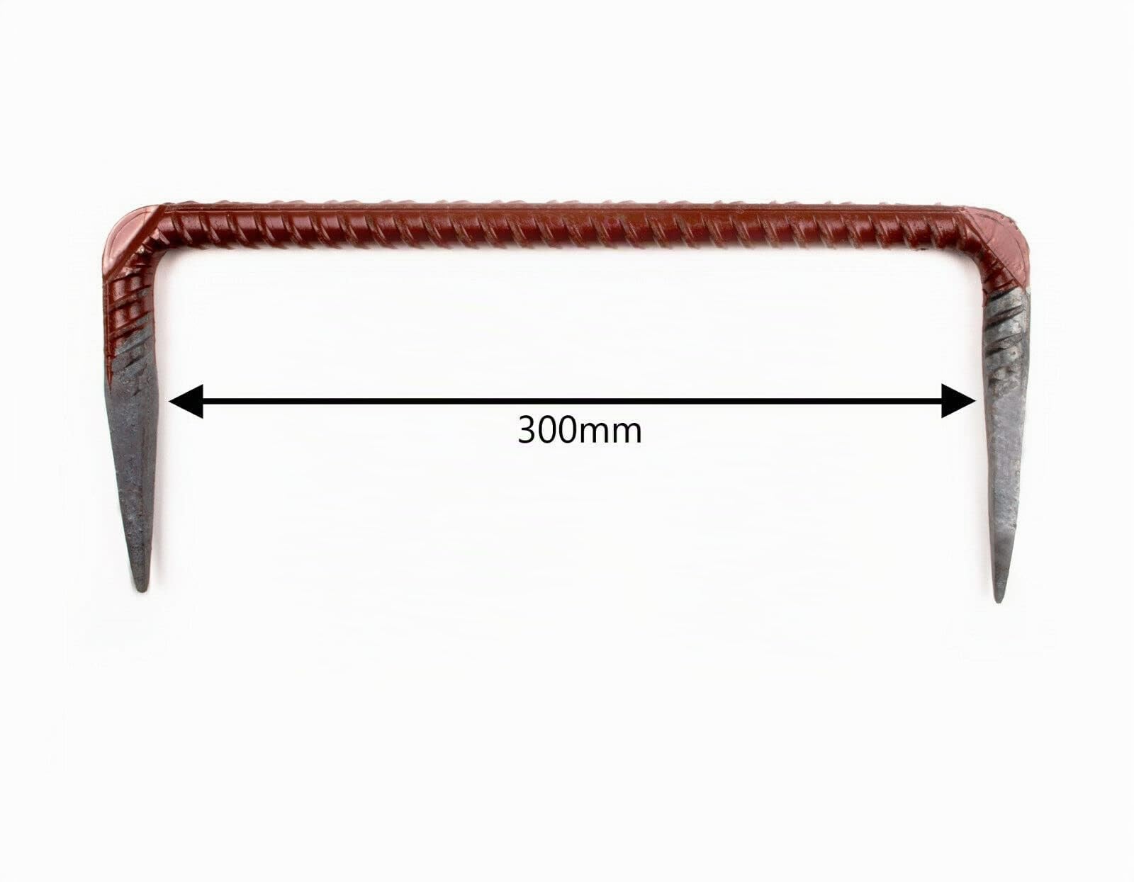10x Bauklemme 300 mm Eine Schnalle die für die Verbindung von Dachstühlen und die Befestigung von Balken unerlässlich ist Ø12 Metall zum Verbinden von Gerüsten Holzkonstruktionen